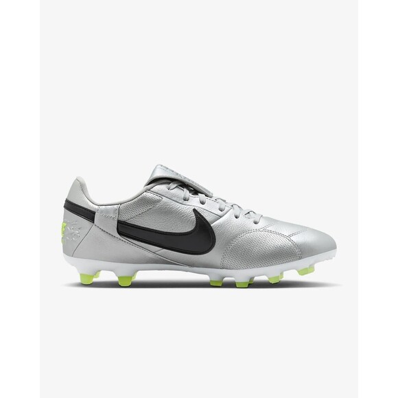 Men's Size 6 Nike Premier 3 Cleats Soccer Shoes 'Metallic Silver' AT5889 004 - Picture 3 of 8